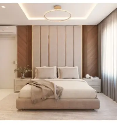 Custom Upholstered Headboards Wall Panels & Bed Frames Any Size! Custom Made - Easy to Install - DWU77